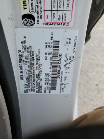 2012 Ford Fusion S VIN: 3FAHP0GA7CR376685 Lot: 51004654