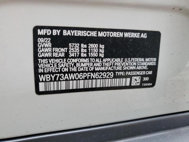 2023 BMW I4 EDRIVE WBY73AW06PFN62929