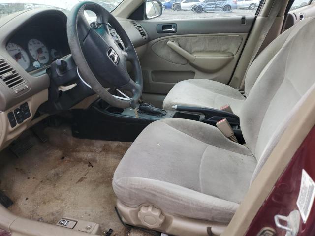 2002 Honda Civic Ex VIN: 2HGES26732H580196 Lot: 52775124