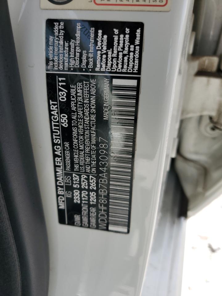 WDDHF8HB7BA430987 2011 Mercedes-Benz E 350 4Matic