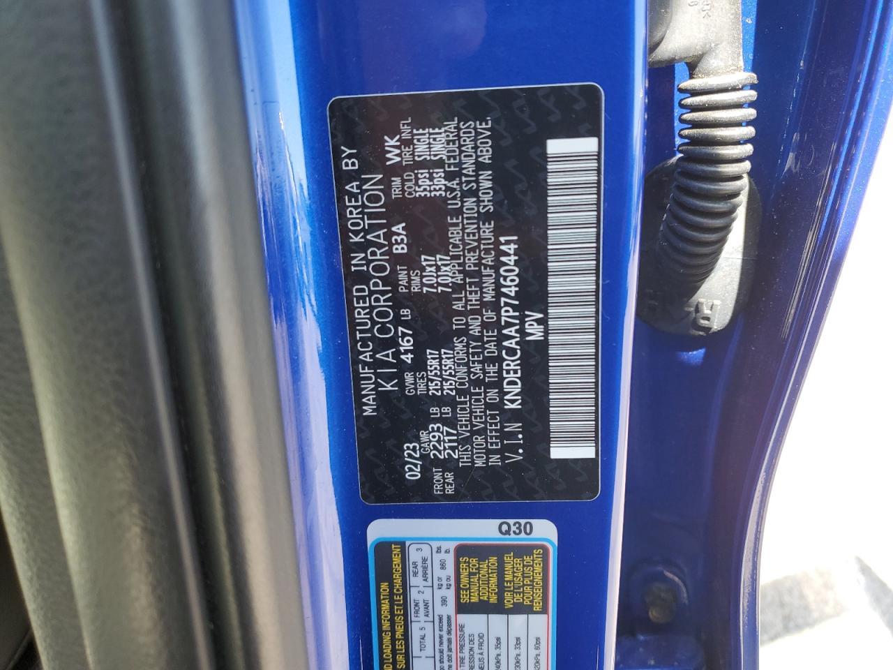 KNDERCAA7P7460441 2023 Kia Seltos Ex