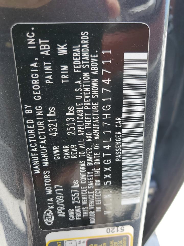 5XXGT4L17HG174711 2017 Kia Optima Lx