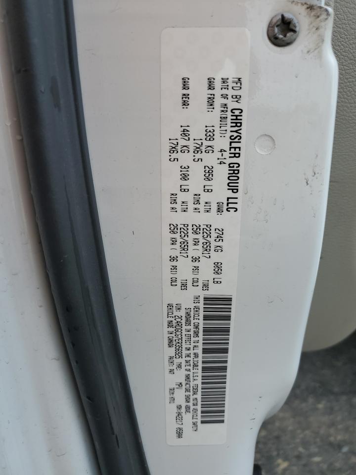 2C4RDGCG7ER356925 2014 Dodge Grand Caravan Sxt