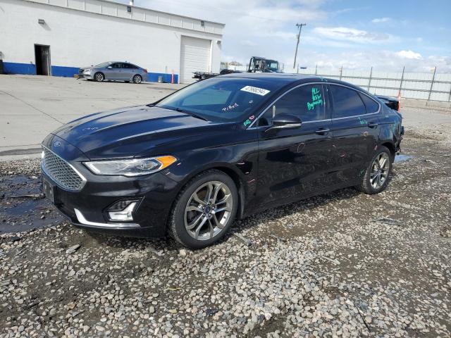 Lot #2506136055 2020 FORD FUSION TIT salvage car