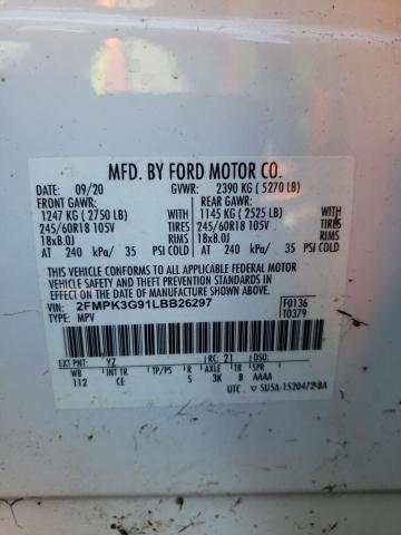2020 FORD EDGE SE - 2FMPK3G91LBB26297