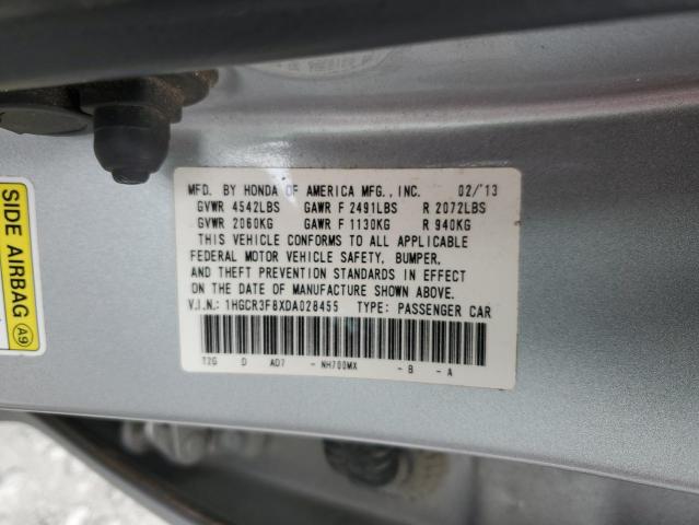 1HGCR3F8XDA028455 2013 Honda Accord Exl