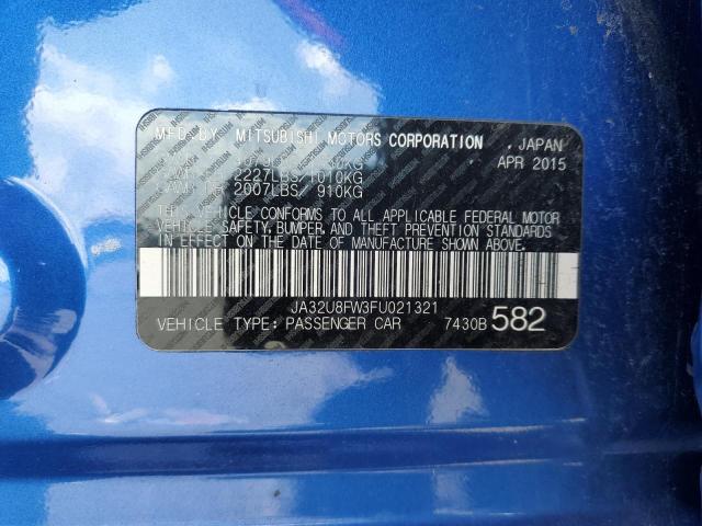 2015 MITSUBISHI LANCER GT JA32U8FW3FU021321