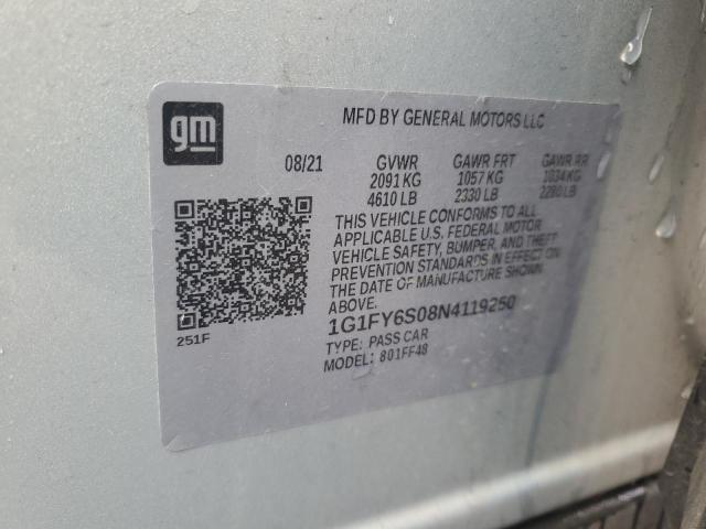 1G1FY6S08N4119250 Chevrolet Bolt EUV L 13