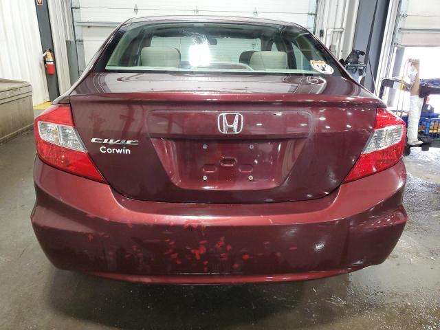 2012 Honda Civic Lx VIN: 19XFB2F59CE337202 Lot: 51181904