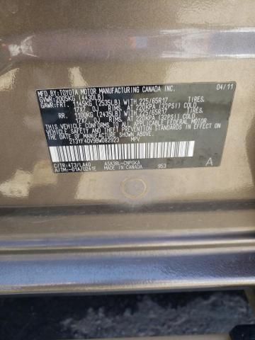 2011 Toyota Rav4 Limited VIN: 2T3YF4DV9BW082923 Lot: 50202054