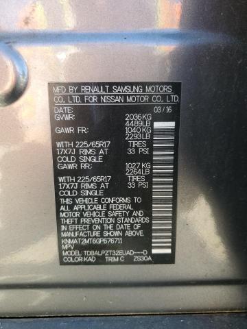 2016 Nissan Rogue S VIN: KNMAT2MT6GP676711 Lot: 49813074