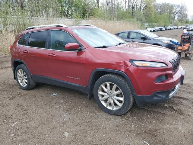 2014 Jeep Cherokee Limited VIN: 1C4PJMDS2EW284119 Lot: 52344034