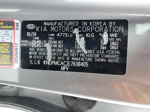 2020 Kia Sportage Lx VIN: KNDPMCAC2L7638405 Lot: 52727074