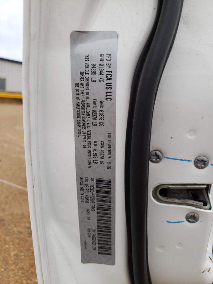 1C3CDFFA2GD817045 2016 Dodge Dart Sxt Sport