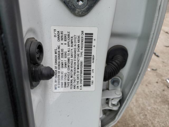 2019 Honda Civic Lx VIN: 2HGFC2F66KH526061 Lot: 49919694