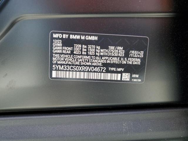 5YM33CS0XR9V04672 | 2024 BMW xm label