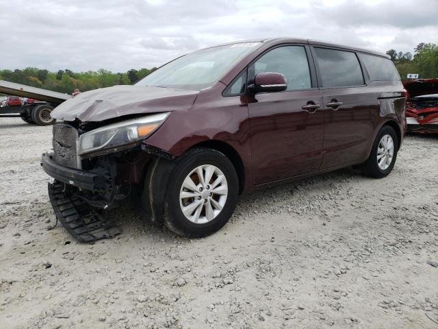 Lot #2438347756 2017 KIA SEDONA LX salvage car