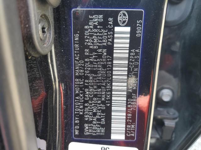 4T1K61BK7LU013817 2020 TOYOTA CAMRY - Image 12