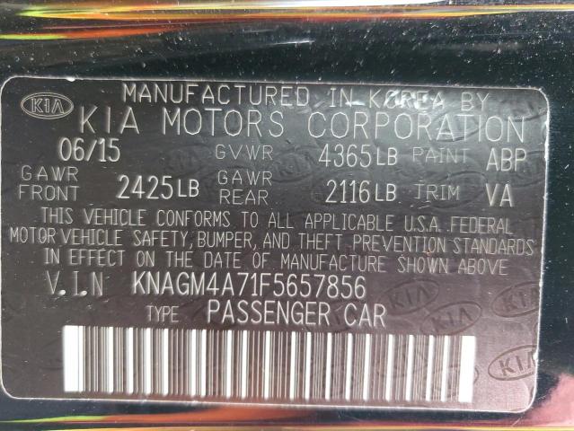 2015 KIA OPTIMA LX - KNAGM4A71F5657856