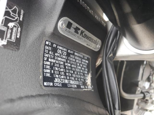 2021 KAWASAKI ZX1002 M - JKBZXVM1XMA000127