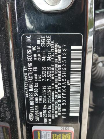 2017 Kia Sorento Sx VIN: 5XYPK4A55HG251337 Lot: 59214564