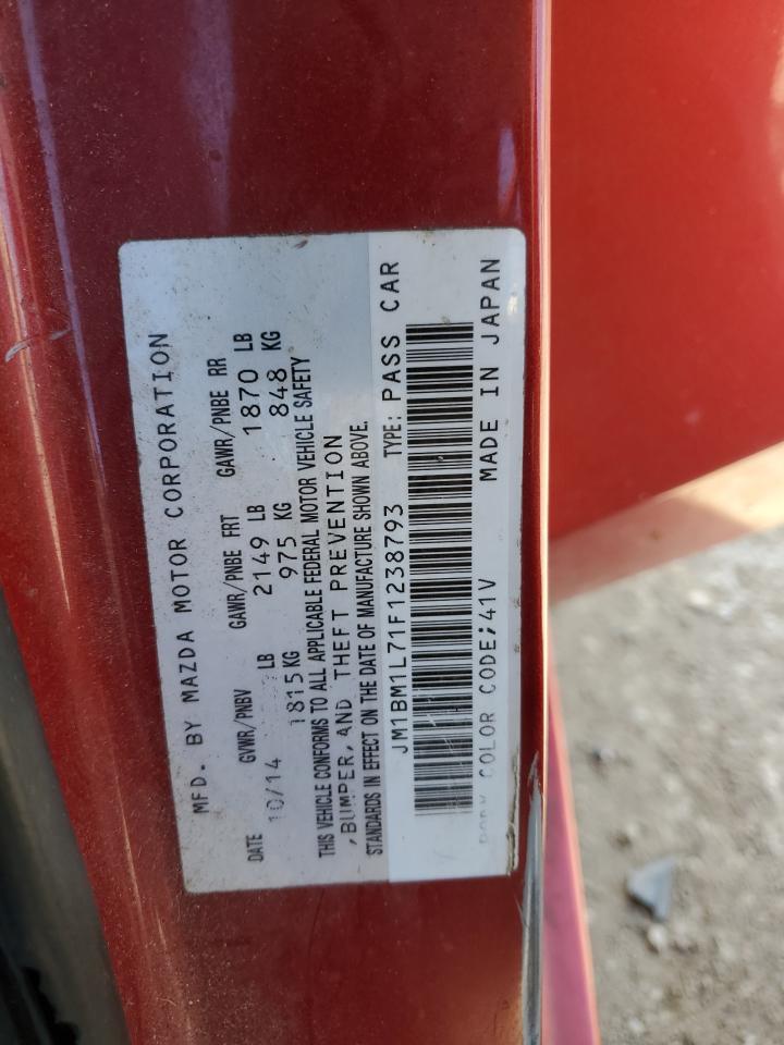 JM1BM1L71F1238793 2015 Mazda 3 Touring