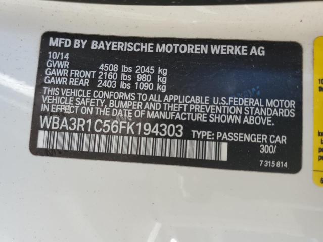 VIN WBA3R1C56FK194303 2015 BMW 4 Series, 435 I no.13