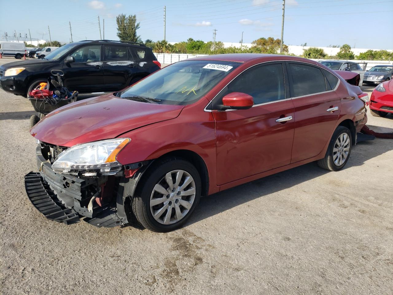 2015 Nissan Sentra S vin: 3N1AB7AP9FY265214