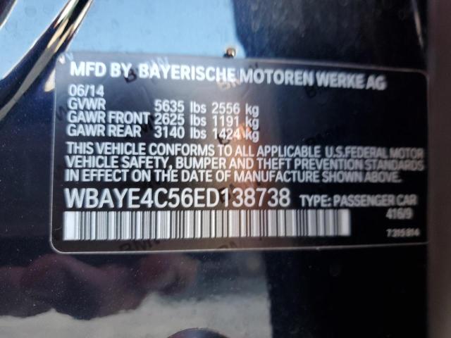 VIN WBAYE4C56ED138738 2014 BMW 7 Series, 740 LI no.12