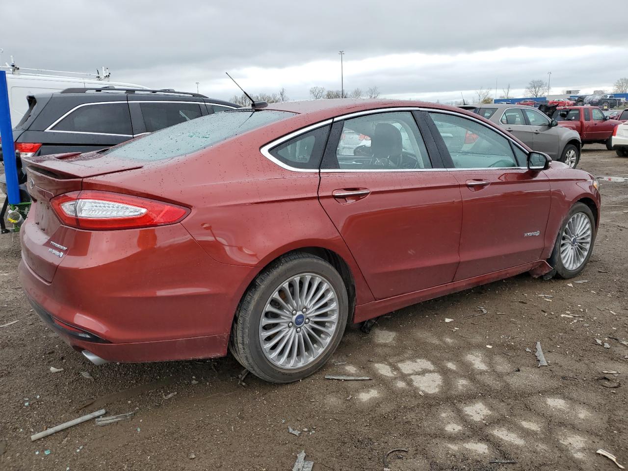 3FA6P0RU4ER176011 2014 Ford Fusion Titanium Hev