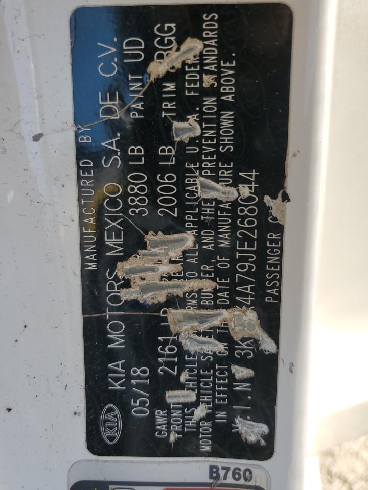 3KPFK4A79JE268044 2018 Kia Forte Lx