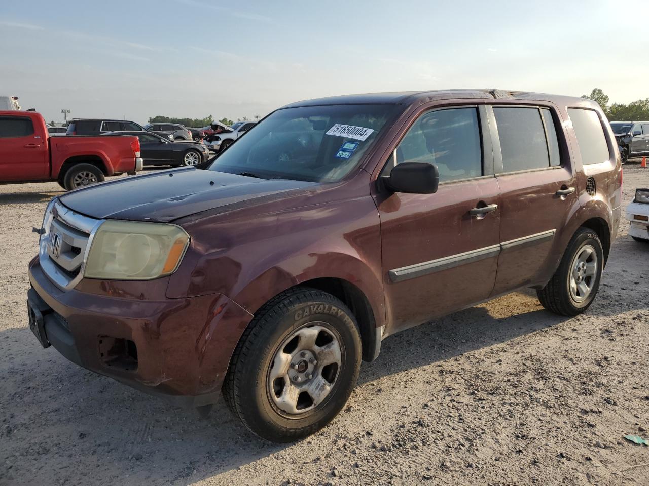 5FNYF38249B002275 2009 Honda Pilot Lx