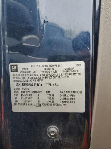 2010 Chevrolet Traverse Ls VIN: 1GNLREED8AS144212 Lot: 49071704