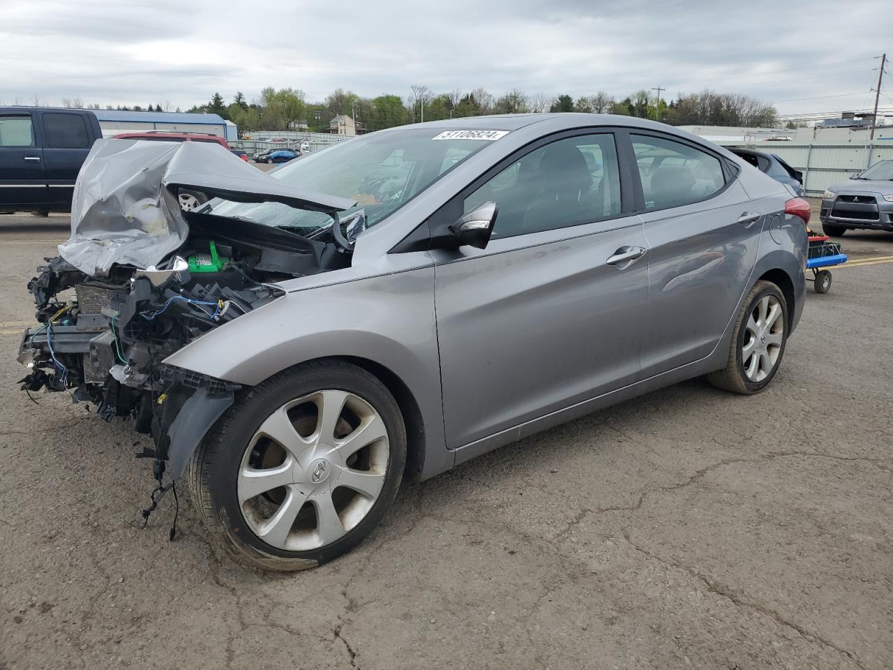 KMHDH4AE2CU492437 2012 Hyundai Elantra Gls