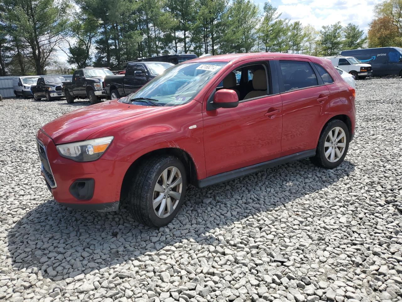 2015 Mitsubishi Outlander Sport Es vin: 4A4AR3AW2FE061532