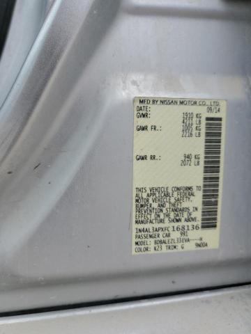 2015 NISSAN ALTIMA 2.5 - 1N4AL3APXFC168136