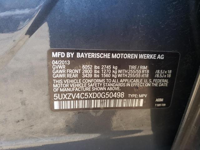 Lot #2505253586 2013 BMW X5 XDRIVE3 salvage car