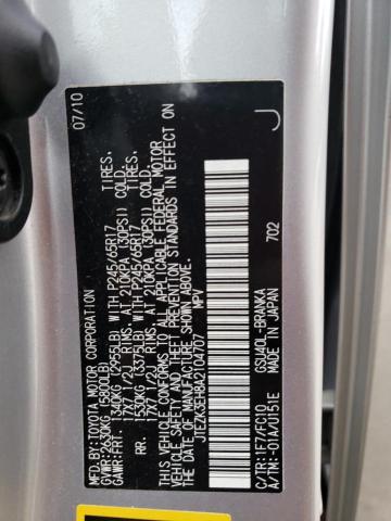 JTEZK3EH8A2104707 2010 Toyota Highlander
