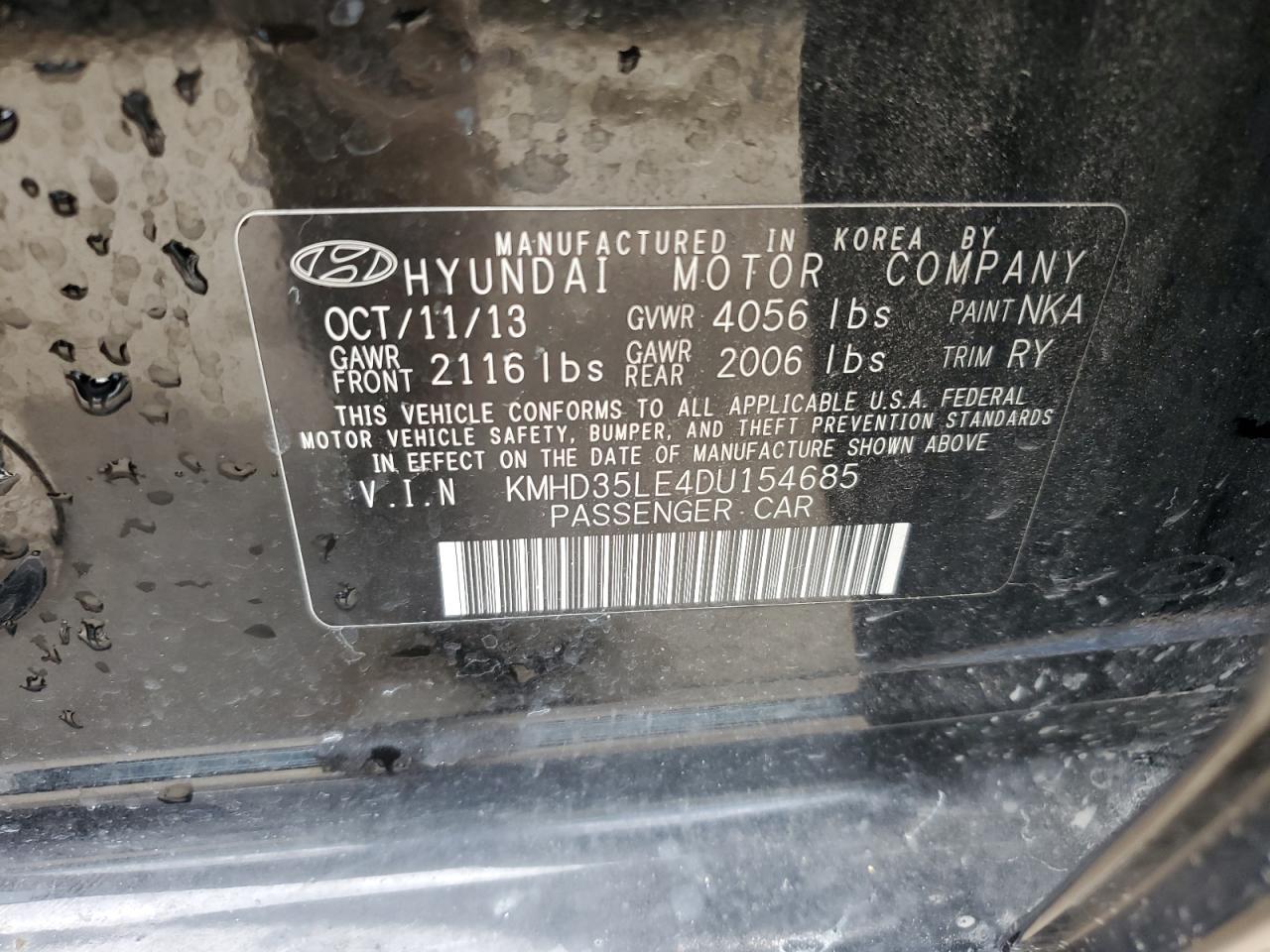 KMHD35LE4DU154685 2013 Hyundai Elantra Gt