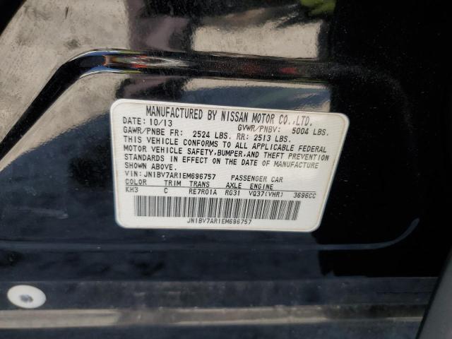 2014 Infiniti Q50 Base VIN: JN1BV7AR1EM696757 Lot: 52288394