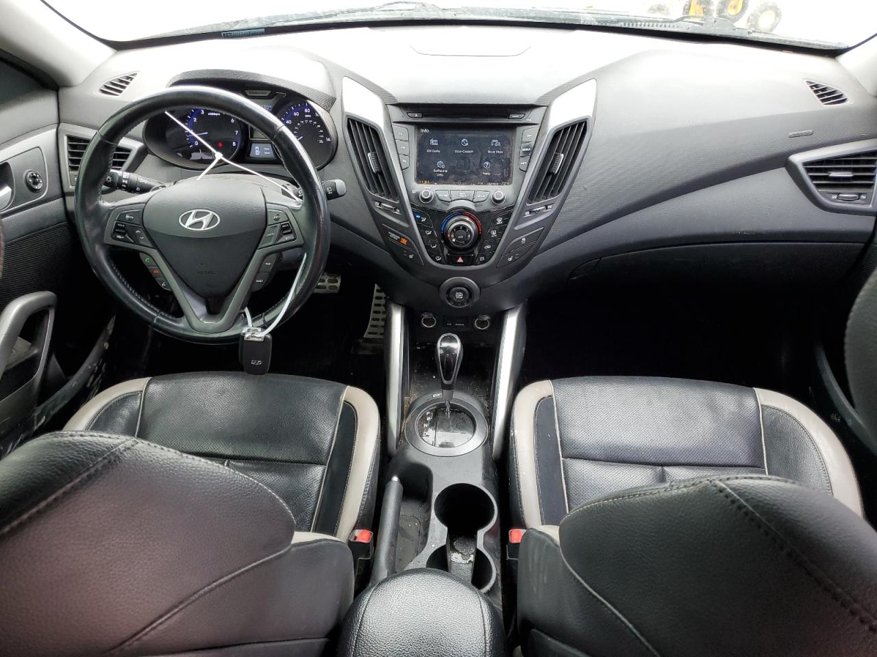 KMHTC6AEXEU205595 2014 Hyundai Veloster Turbo