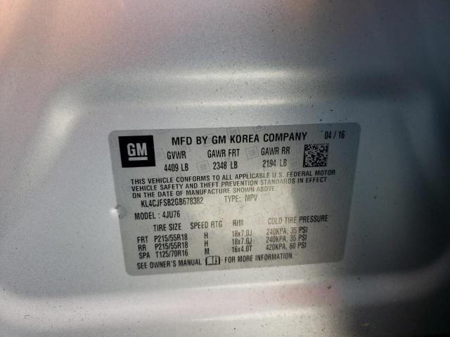 2016 BUICK ENCORE CON - KL4CJFSB2GB678382