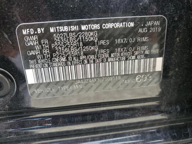 2020 Mitsubishi Outlander Gt VIN: JA4JZ4AX3LZ009119 Lot: 48900364