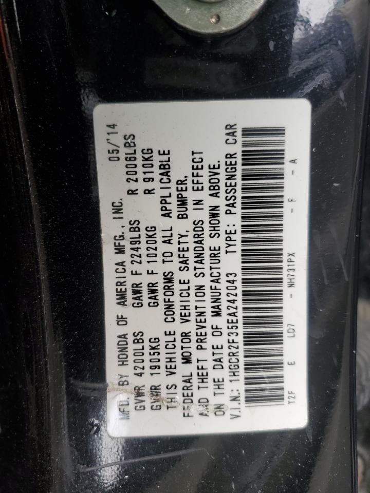 1HGCR2F35EA242043 2014 Honda Accord Lx