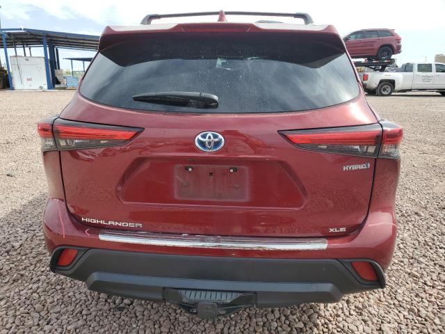 2022 Toyota Highlander Hybrid Xle VIN: 5TDHARAH1NS514565 Lot: 52712534