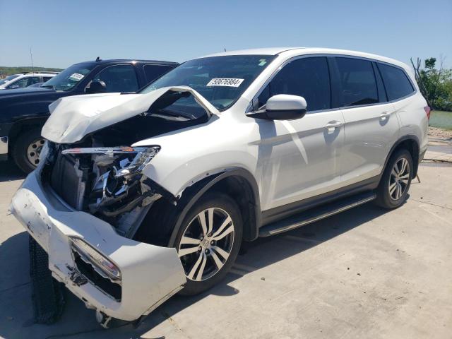 Lot #2500593300 2018 HONDA PILOT EX salvage car