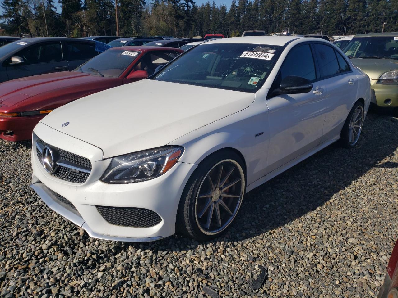 55SWF6EB8GU107961 2016 Mercedes-Benz C 450 4Matic Amg