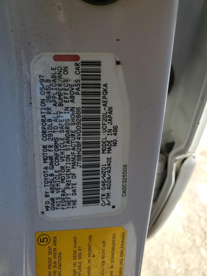 JT8BH28F4V0092886 1997 Lexus Ls 400