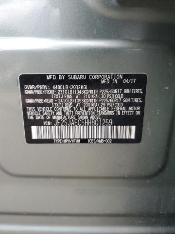 2017 Subaru Forester 2.5I Premium VIN: JF2SJAEC5HH801259 Lot: 51277574