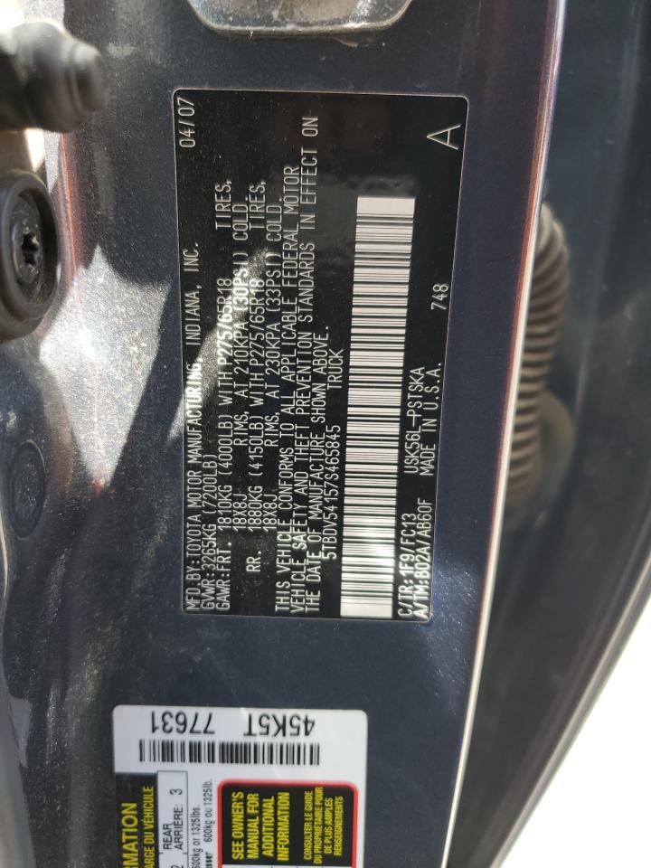 5TBDV54157S465845 2007 Toyota Tundra Crewmax Sr5